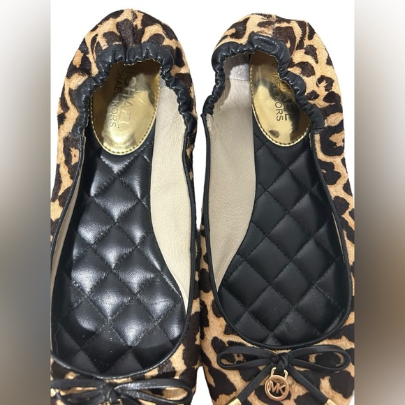 Michael Kors leopard print fur flat shoes Size 8, Shoes fit 7.5 - 8 - Picture 9 of 9